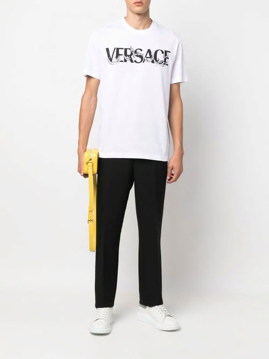 Versace Logo Cotton T-shirt | La Dolce Vitae