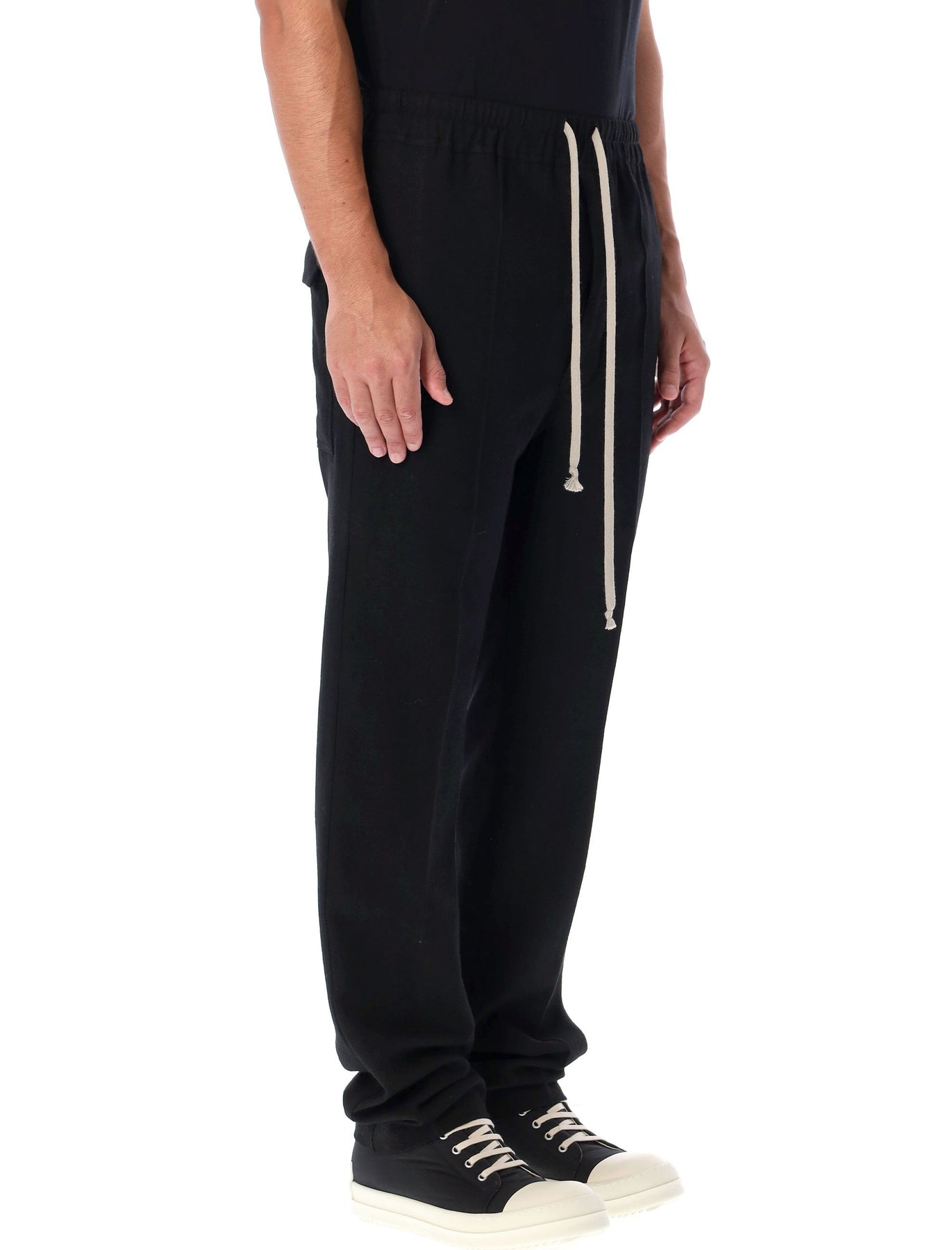 Rick Owens Drawstring Slim Long Pants | La Dolce Vitae