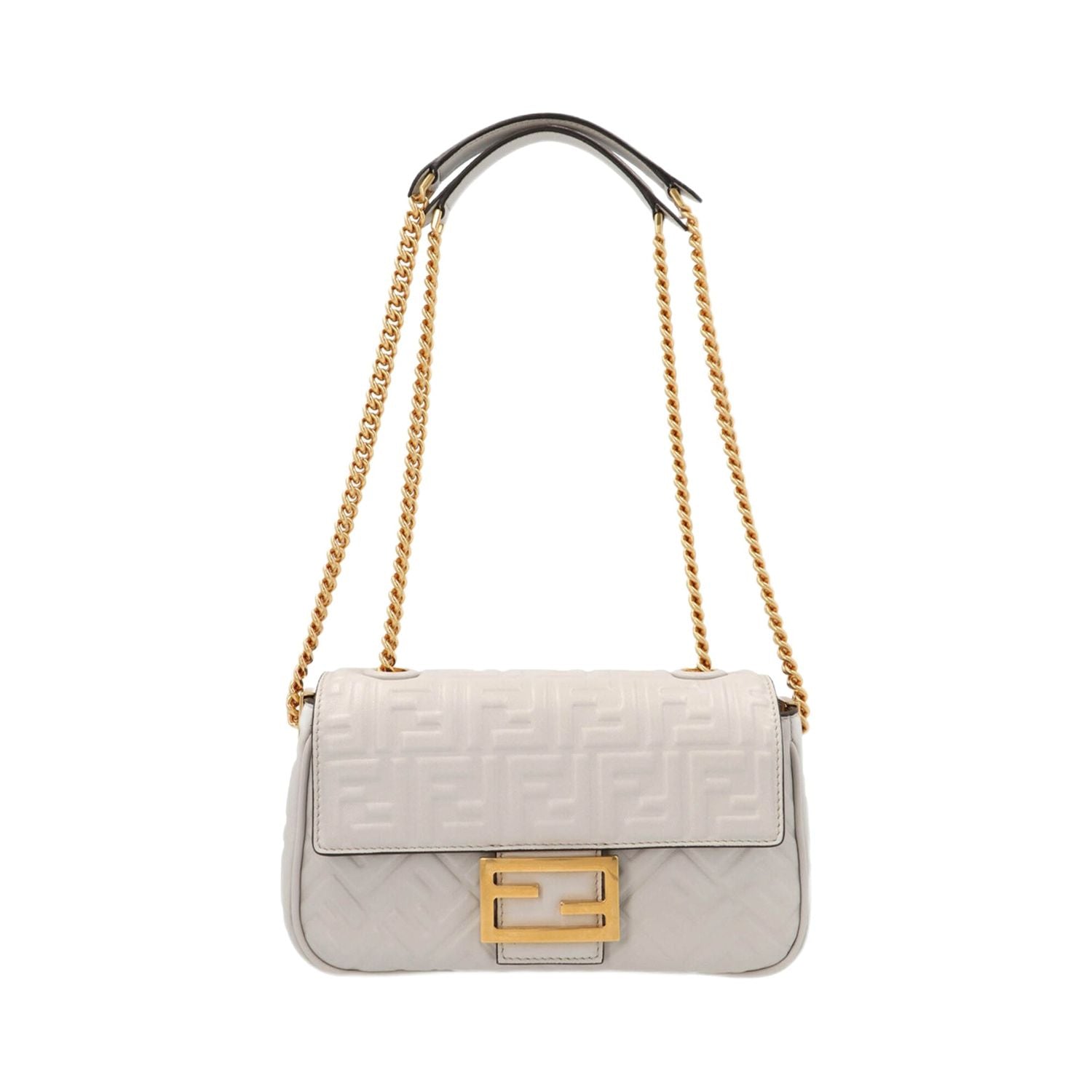 Image of Fendi Baguette Chain Midi Nappa Ff