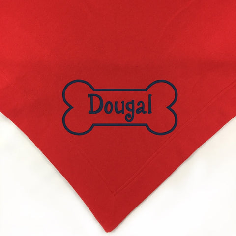 Dog Blanket - Red in Dog Blankets by Observant Needle, LLC