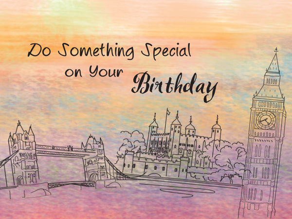 London Happy Birthday Card