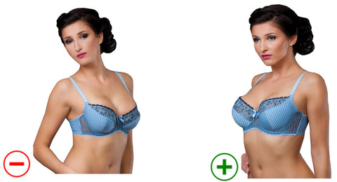 Bare Naked Truth Series - The Easy Way To Put On A Bra - Polka Dot Bra