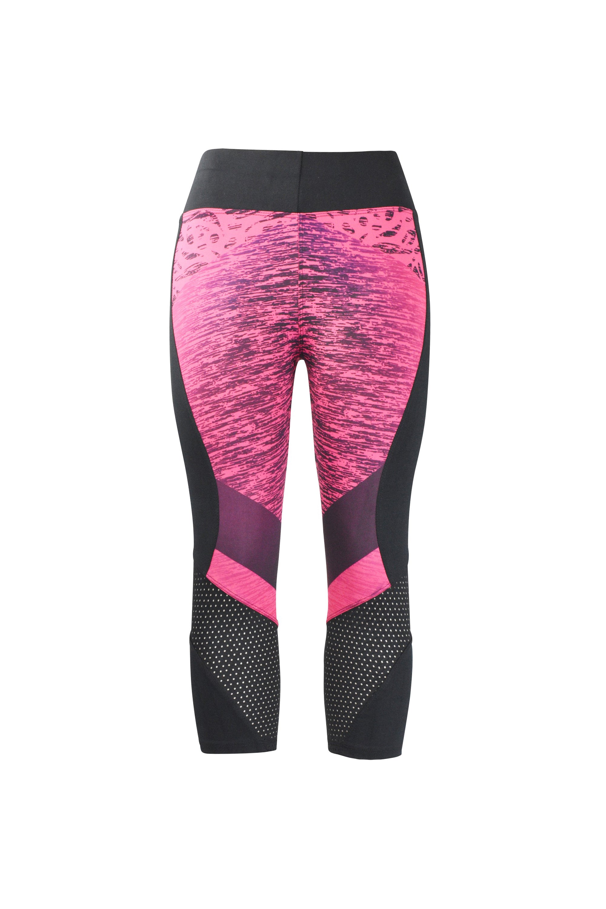 black and pink workout leggings