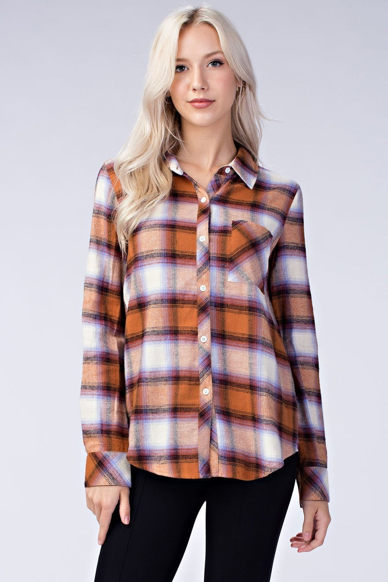 Fall In Love Flannel // More Color Options – The Poppy Boutique
