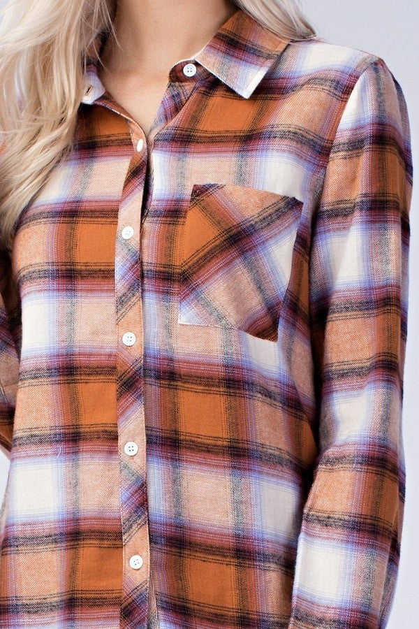 Fall In Love Flannel // More Color Options – The Poppy Boutique