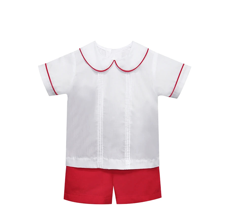 Red Madison Set Size:18M With an adjustable drawstring waist blue