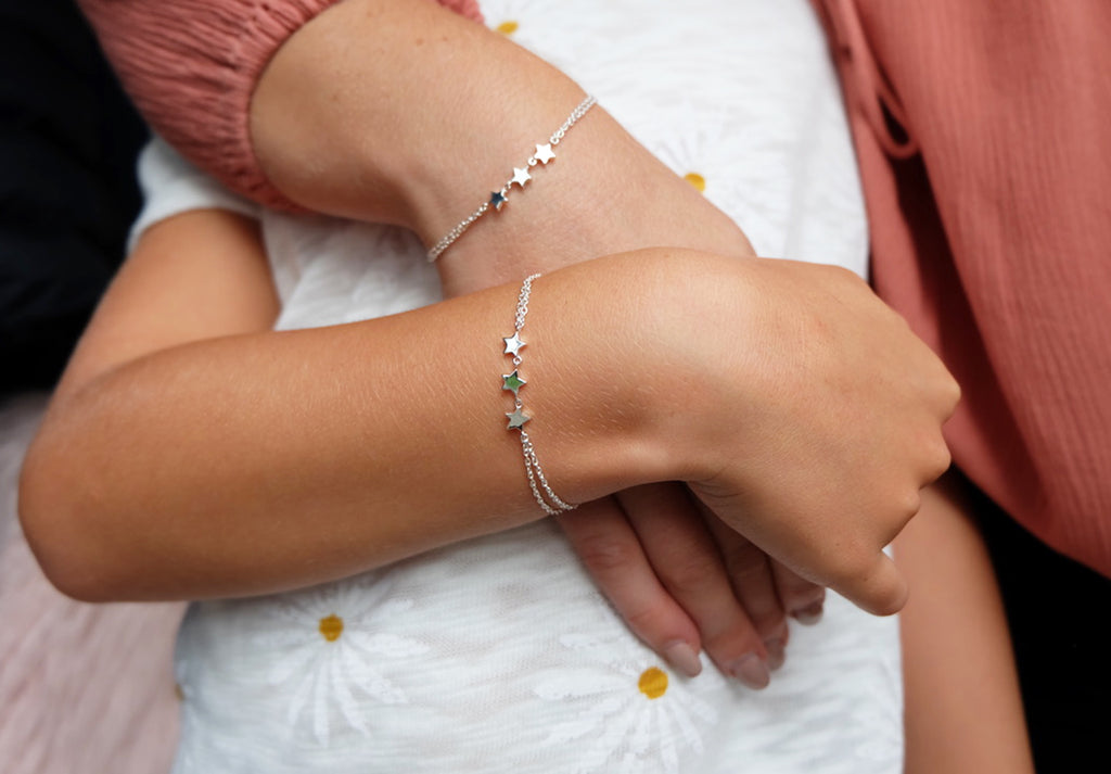 mum and daughter bracelet set
