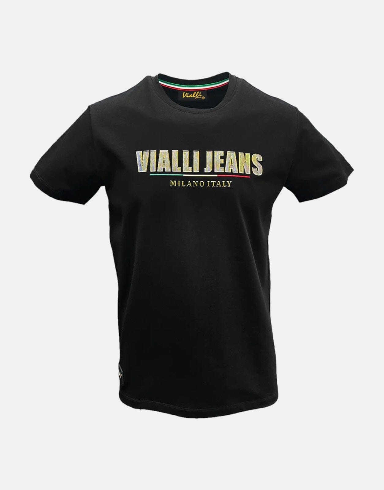 Vialli Fambani Black T-Shirt, M / Black