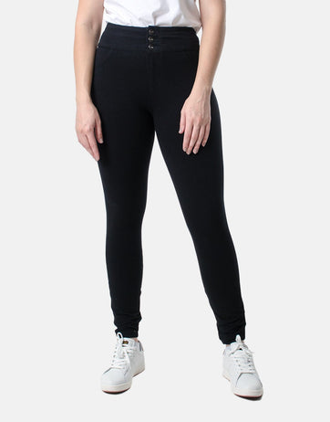 Replay Coated Black Power Stretch Jeans
