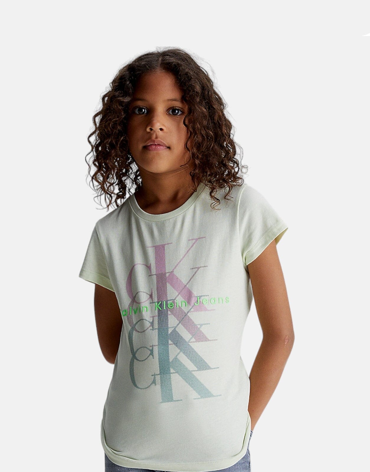 Calvin Klein Kids Multi Monogram T-Shirt, 12Y / Green