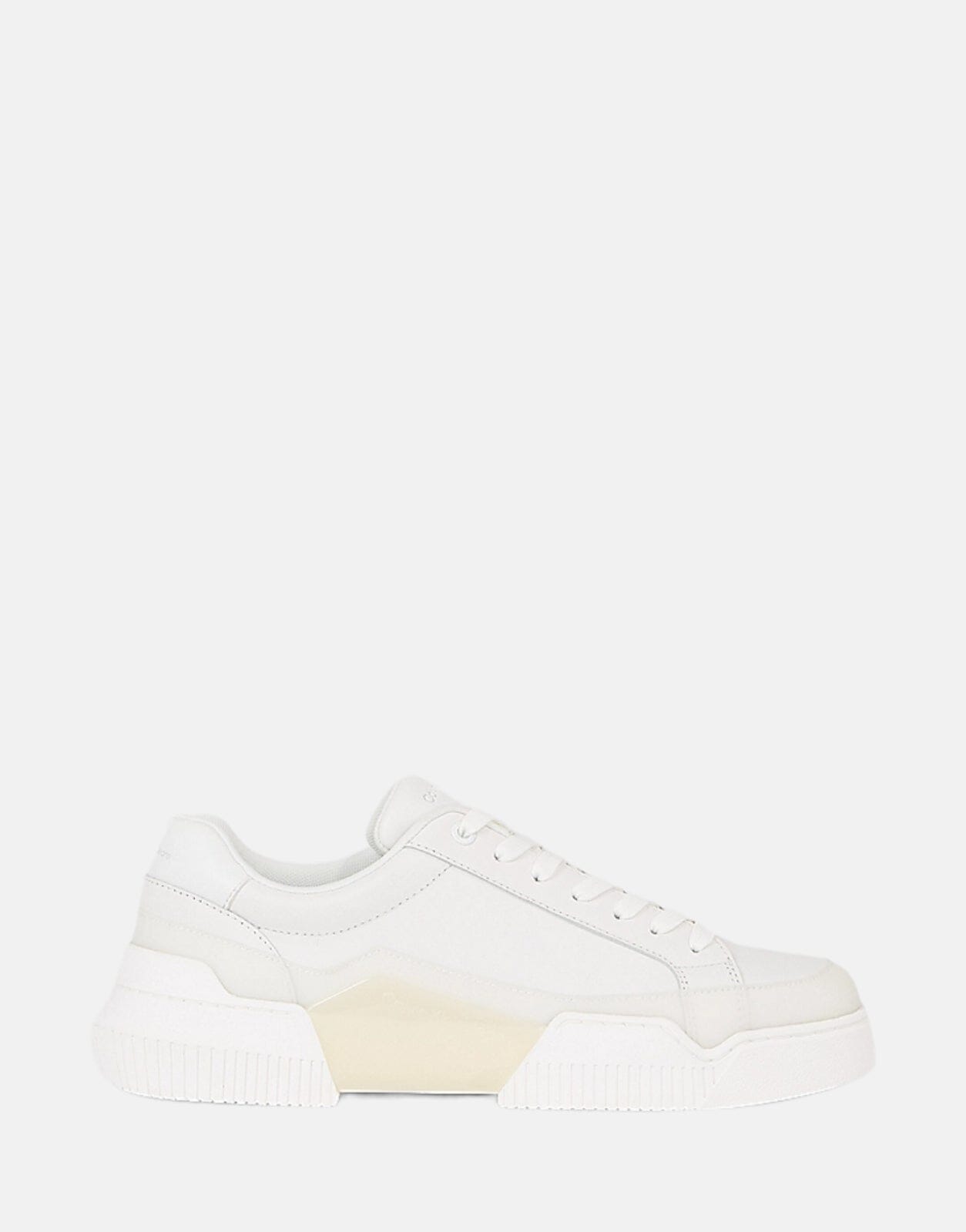 Calvin Klein Chunky Cupsole 2.0 White Sneakers, UK8 / White