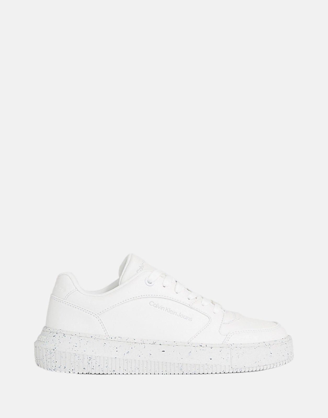 Calvin Klein Chunky Cupsole Low Eco White Sneaker, UK3 / White