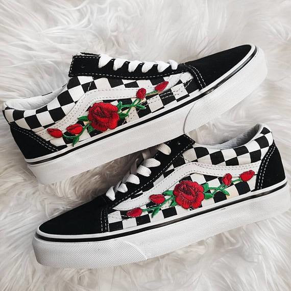 black rose vans