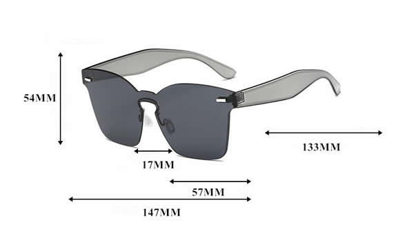 Polycorbonate Designer Cat-Eye Sunglasses