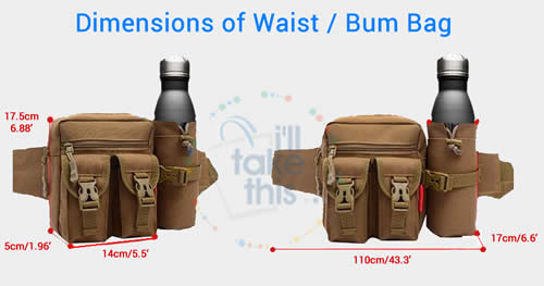 Waist Bag Dimensions