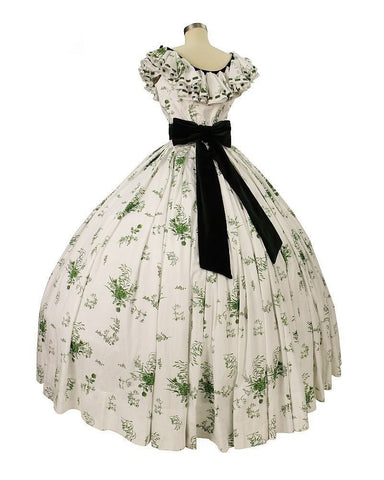 gone with the wind green dress