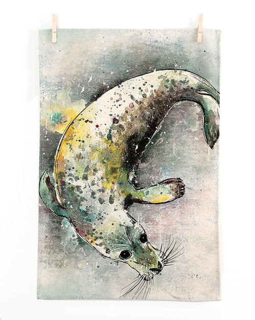 Kitchen Towels - Thistle – The Dolphin Studio