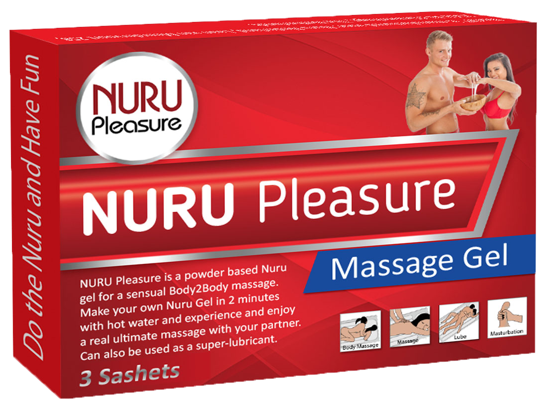 Nuru Pleasure Powder 12 Packets Good For 6 Liters 202 8 Oz Nuru Gel