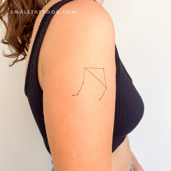 Minimalist Libra Constellation Temporary Tattoo Set of 3  Small Tattoos