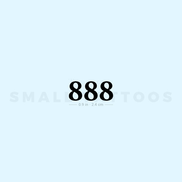 888 tattoo meaning and symbolism  MyTatouagecom