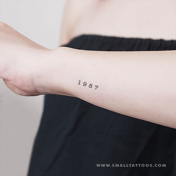 est 1987 tattoo