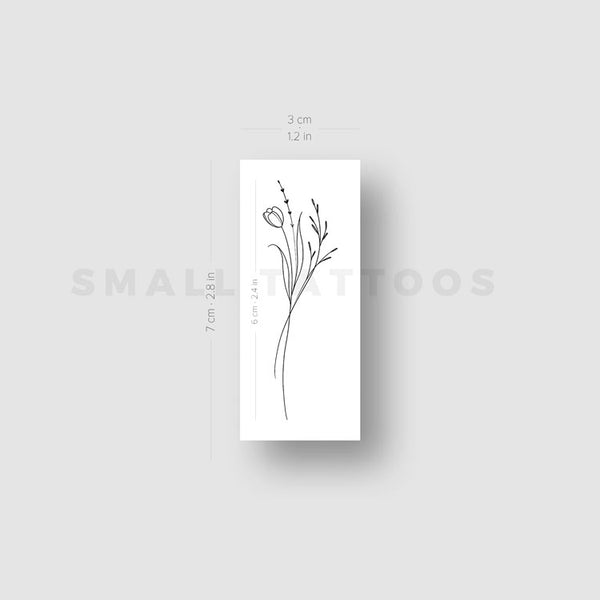 minimalistic flower bouquet tattoosTikTok Search