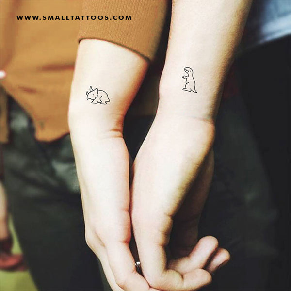 Matching Queen and King of Hearts Temporary Tattoos for Weddings - Set –  Tatteco