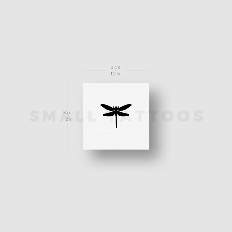 Little Dragonfly Temporary Tattoo Set of 3  Small Tattoos