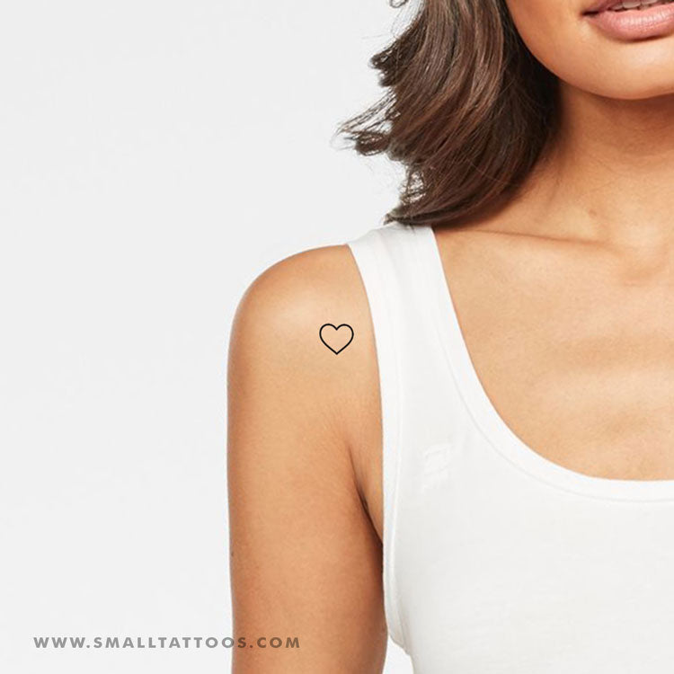 Download HD Heart Png Minimalist Svg Free Stock  Small Heart Design Tattoo  Transparent PNG Image  NicePNGcom