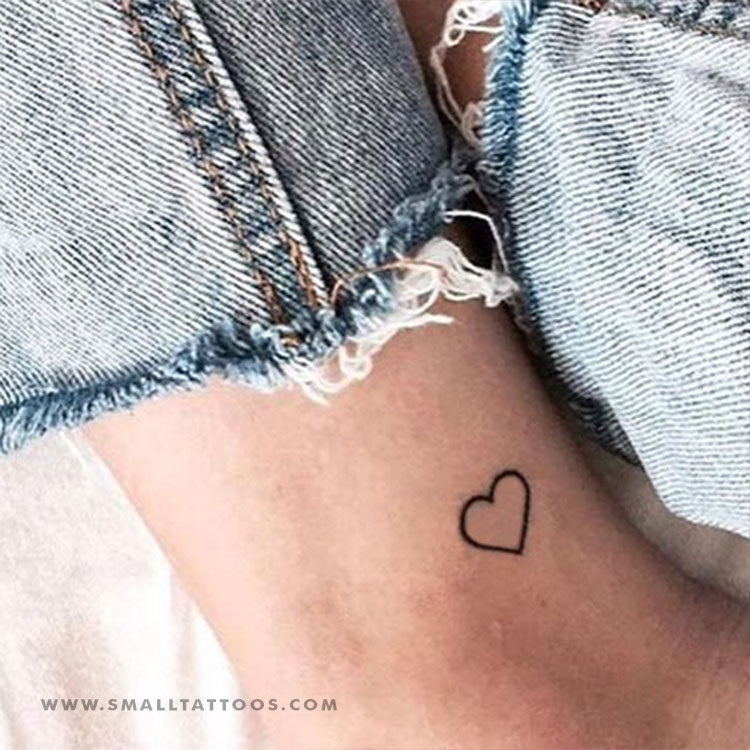 Comet Busters Heart With Wings Temporary Tattoo Sticker