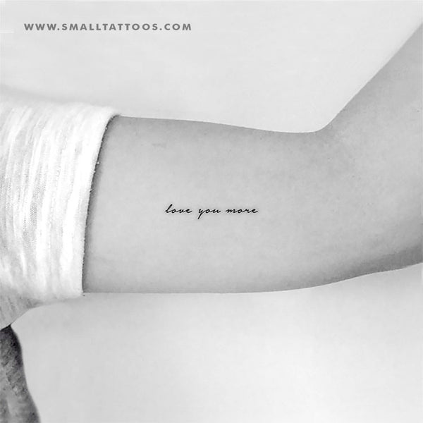 I LOVE YOU  SemiPermanent I  You Tattoo By Easyink  The Revolutionary  Long Lasting Temporary Tattoo  easyink