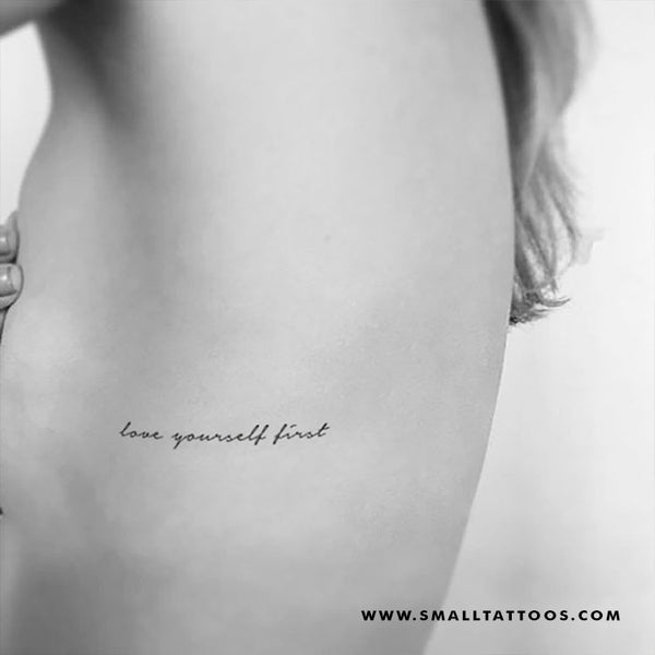 love tattoo for best friends or couples  Tiny Tattoo inc