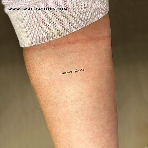 98 Amor Fati Tattoo Ideas For Reconnecting With Your Inner Self