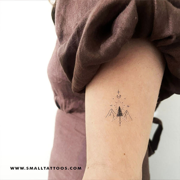 Mountain Tattoos For Men  62 Simple Designs Ideas  Meaning