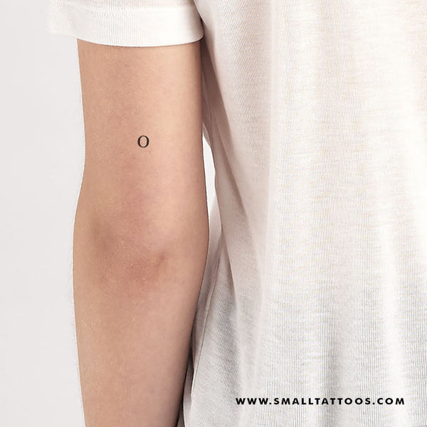 G Uppercase Serif Letter Temporary Tattoo Set of 3  Small Tattoos