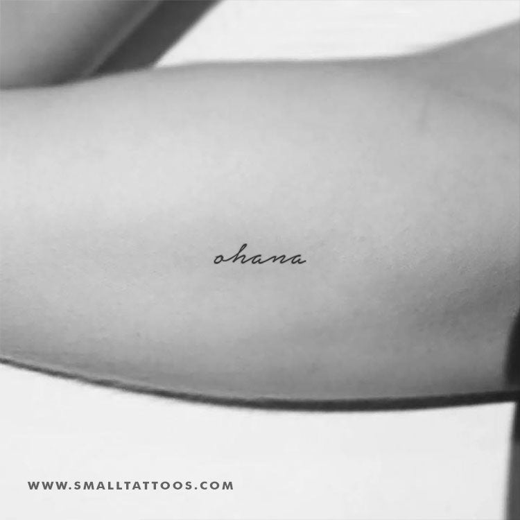 Ohana Tattoo its meaning and 20 Cool Ohana Tattoo Ideas