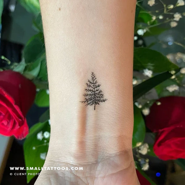 pine tree tattoo designs