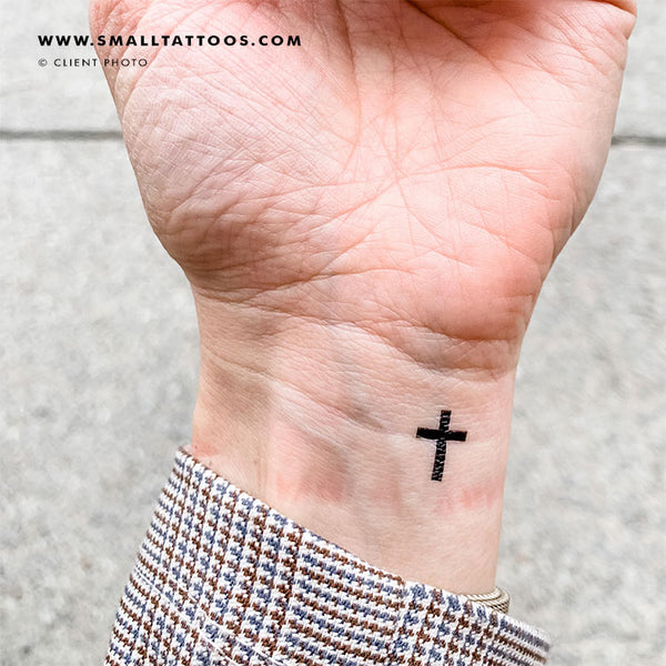 Savior Cross Religious Temporary Tattoo God is My Savior  Etsy Ireland