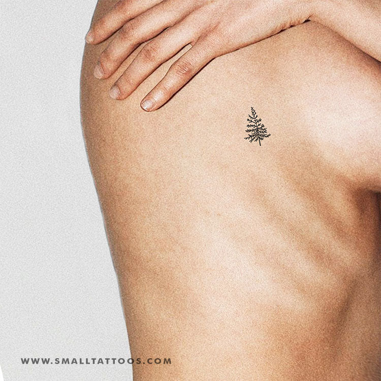 Buy Minimalist Pine Trees Temporary Tattoo  3 Little Trees Online in India   Etsy