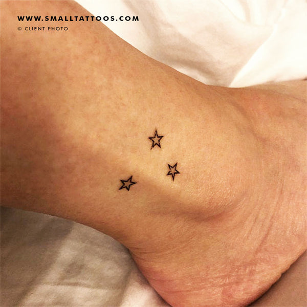 The Second Star to the Right Temporary Tattoo  Set of 3  Tatteco