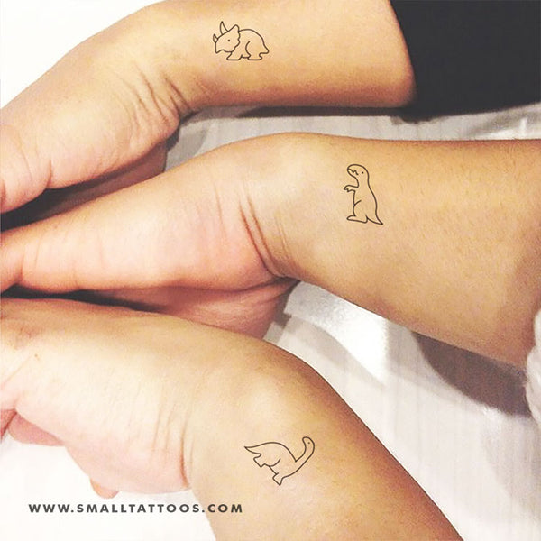 King and Queen Tattoo Temporary Tattoos set of 4 