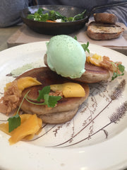 Mango Pancakes at Milk Balham