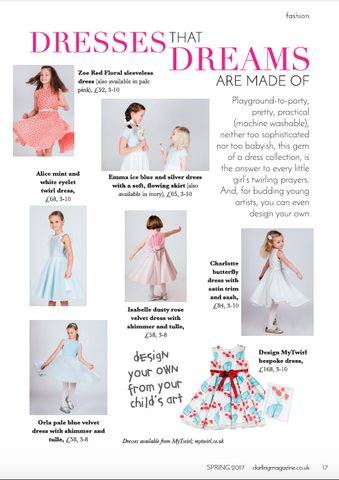 Darling Magazine editorial on MyTwirl