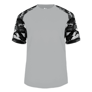 badger camo sport tee