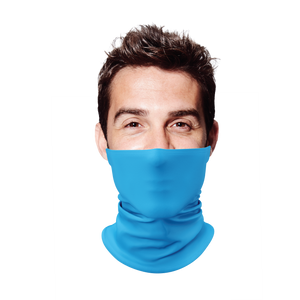 Cyan Gaiter Face Mask