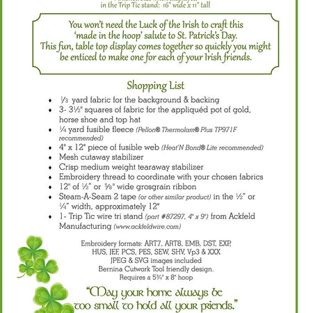 Have the Luck of the Irish Displayed in Your Home