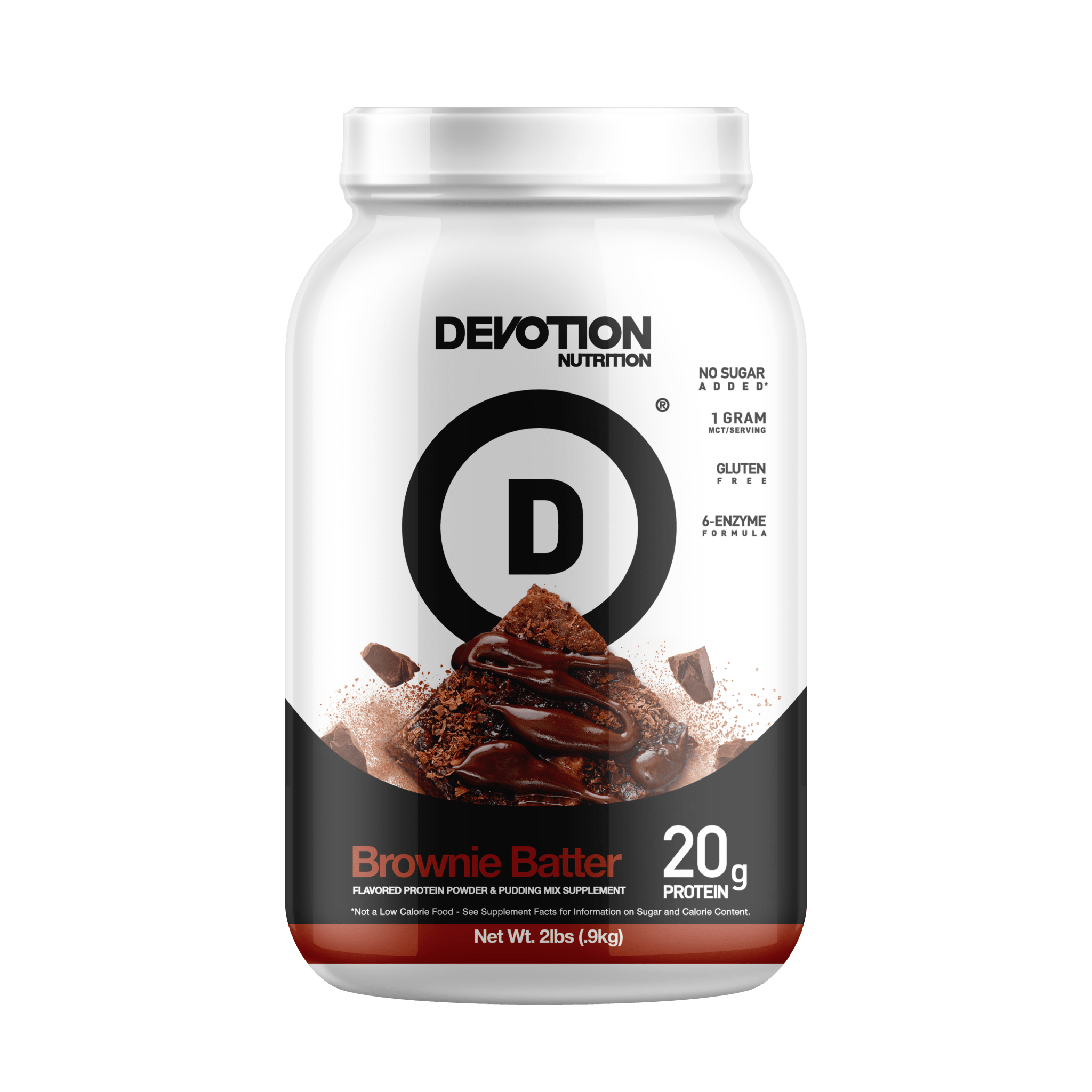 Brownie Batter Flavor Protein, 2lb Tub - Devotion Nutrition product image