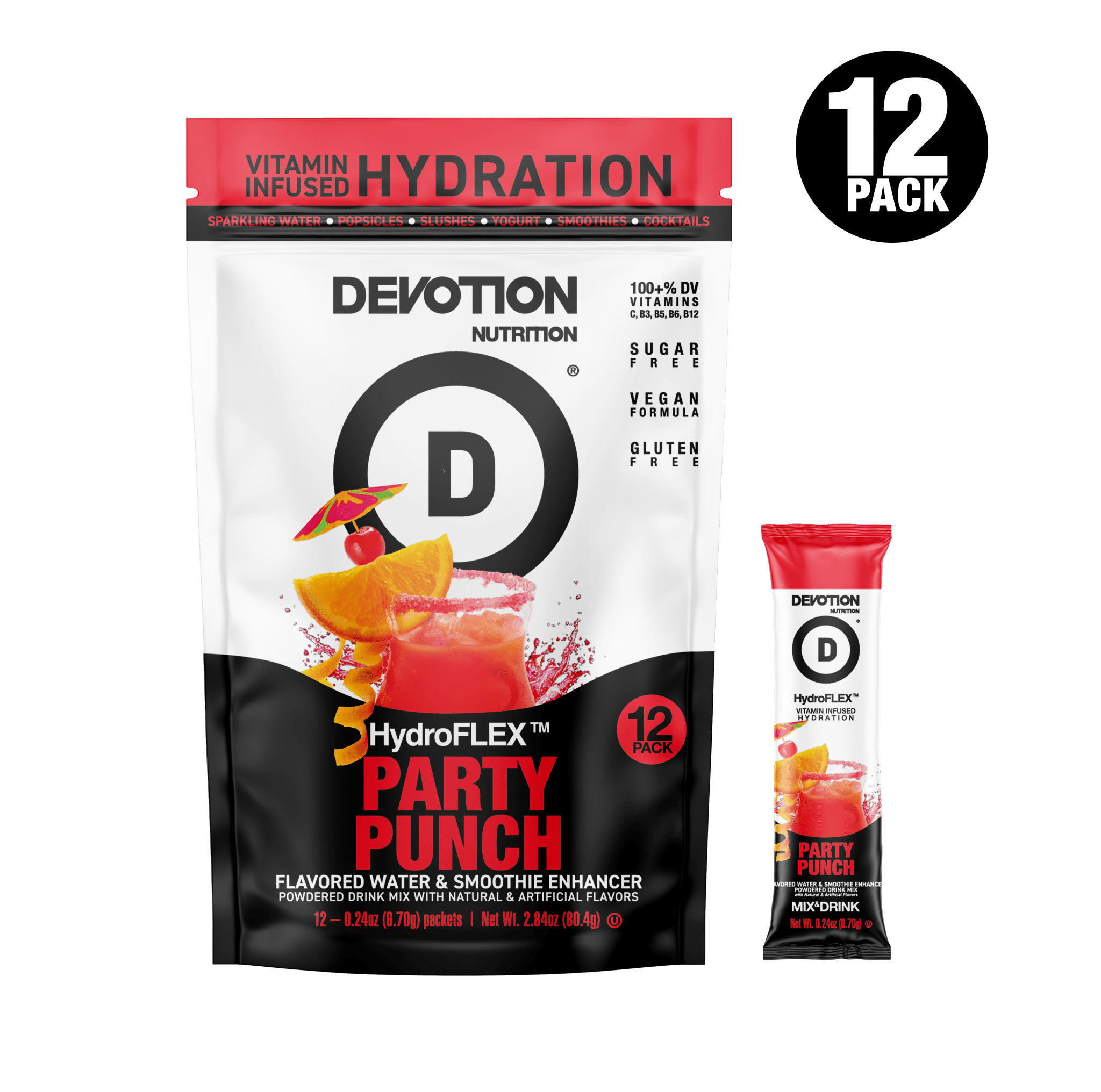 HydroFLEX(TM) Vitamin Infused Hydration | 12-PK Party Punch