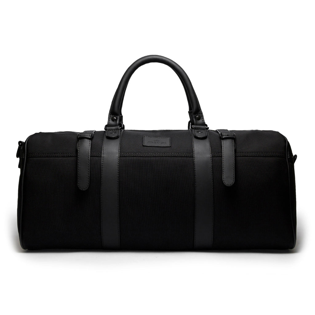 Quince Black Duffle Bag | Quavaro | Handmade Travel Bag