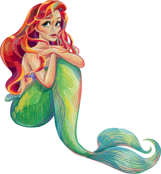 princess ariel sketch